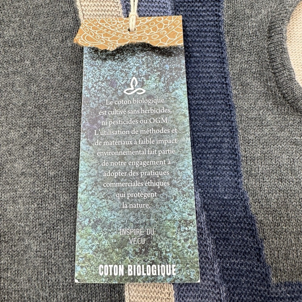 Prana Dress Medium Yarrah Sweater Dress 100% Organic Cotton Cottagecore Boho NEW - Picture 12 of 16